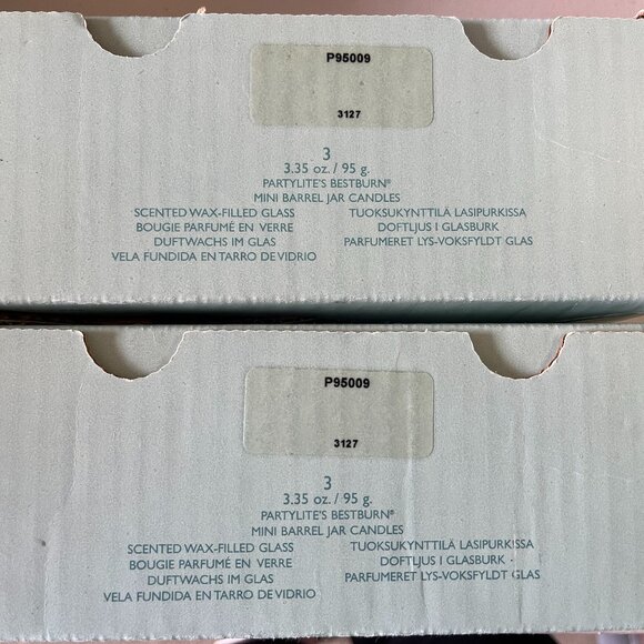PartyLite Mini Barrel Jar Set - Glowing Embers - Picture 4 of 4